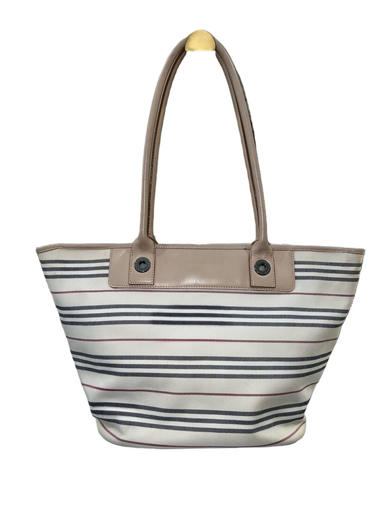 Burberry Handbags - Burberry Striped Canvas Tote